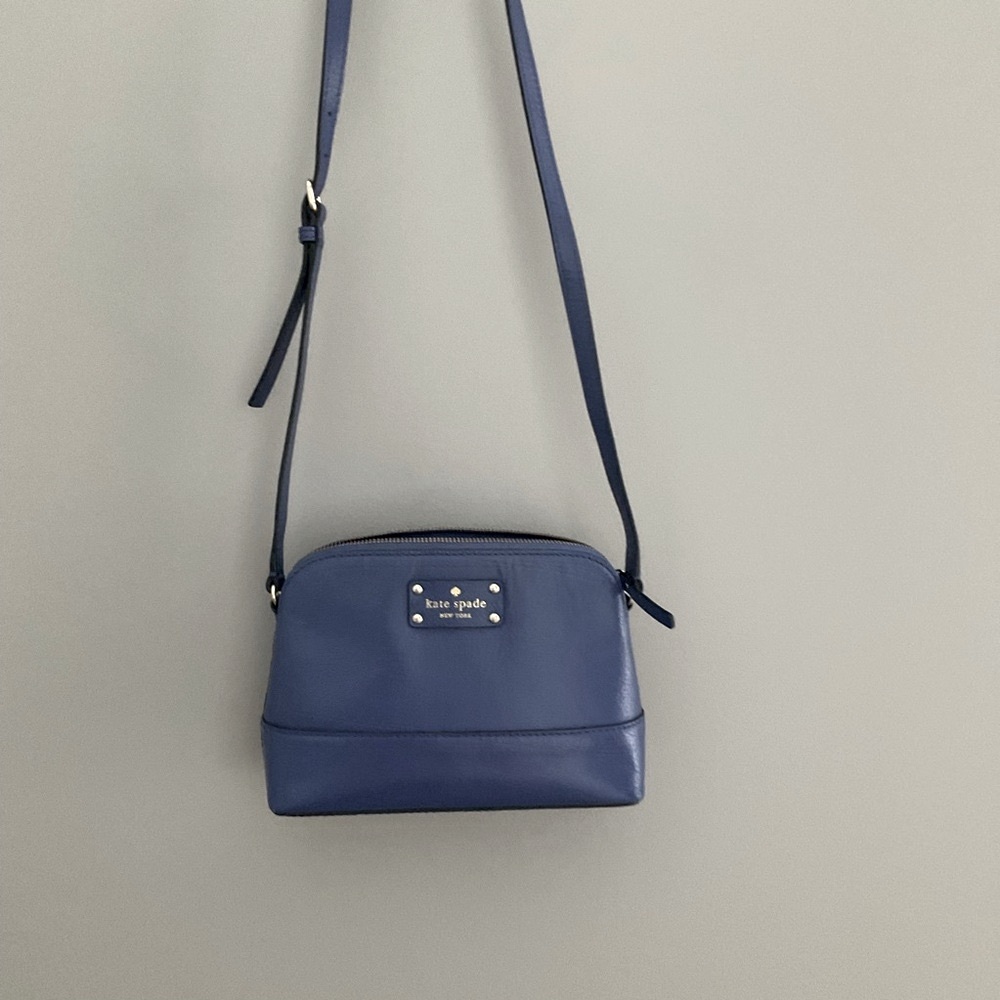 Kate Spade, blue shoulder bag